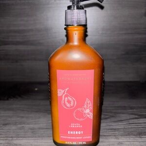 energy bath body works aromatherapy guava orange lotion